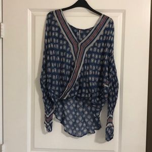 Gorgeous Free People sheer blouse